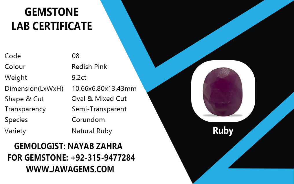 Lab Certified Ruby - 9.2 crt