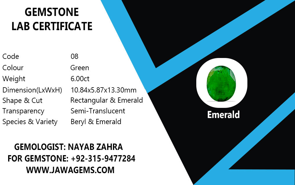 Lab Certified Emerald - 6 crt