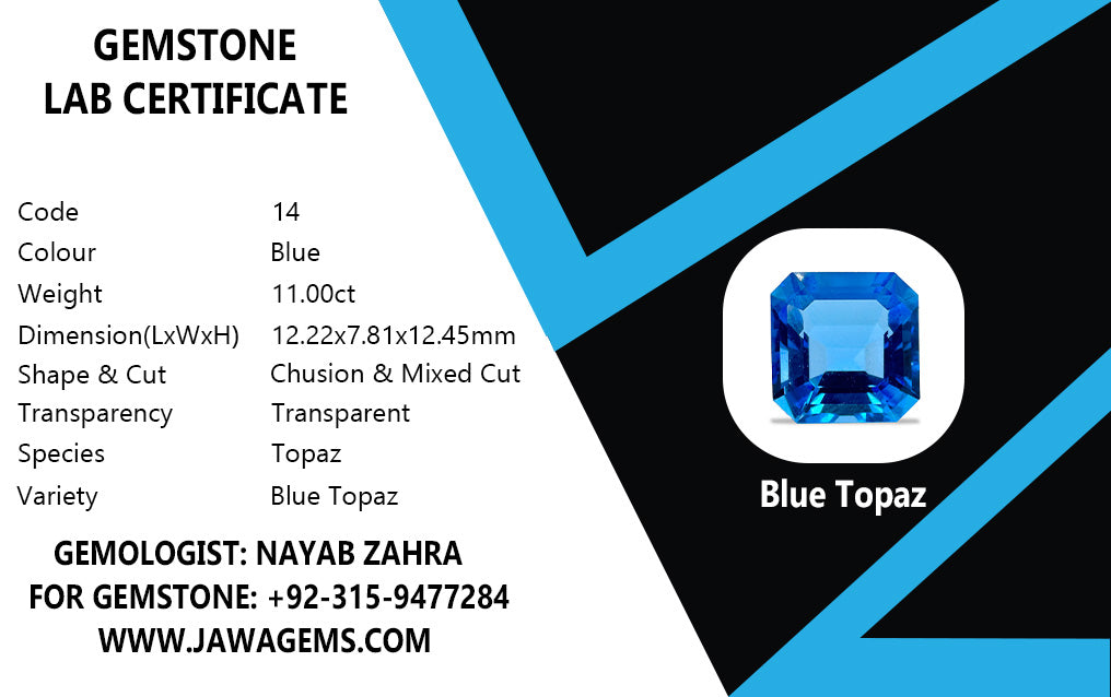 LondonBlue Topaz -11.25 crt