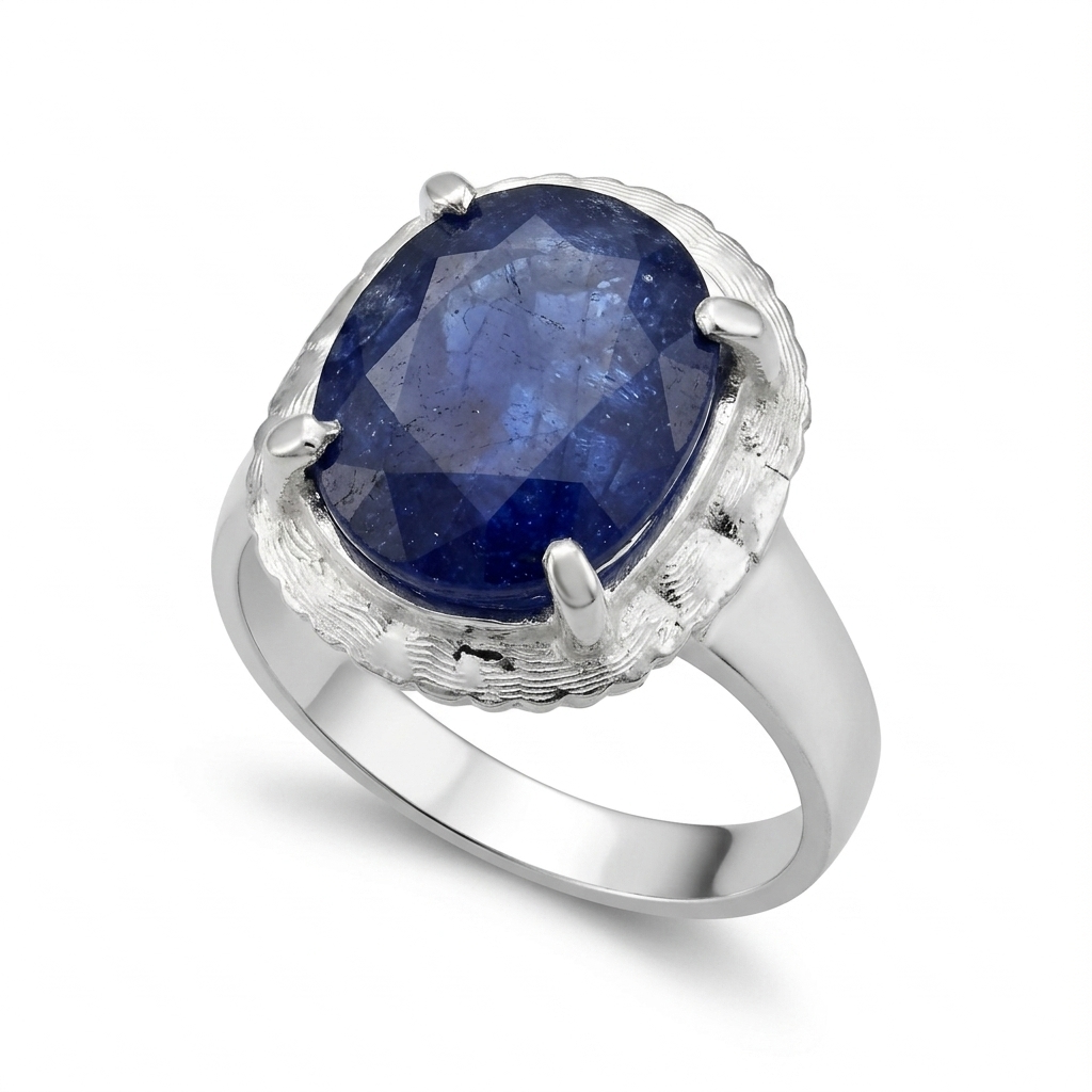Blue Sapphire Women Ring - Vintage