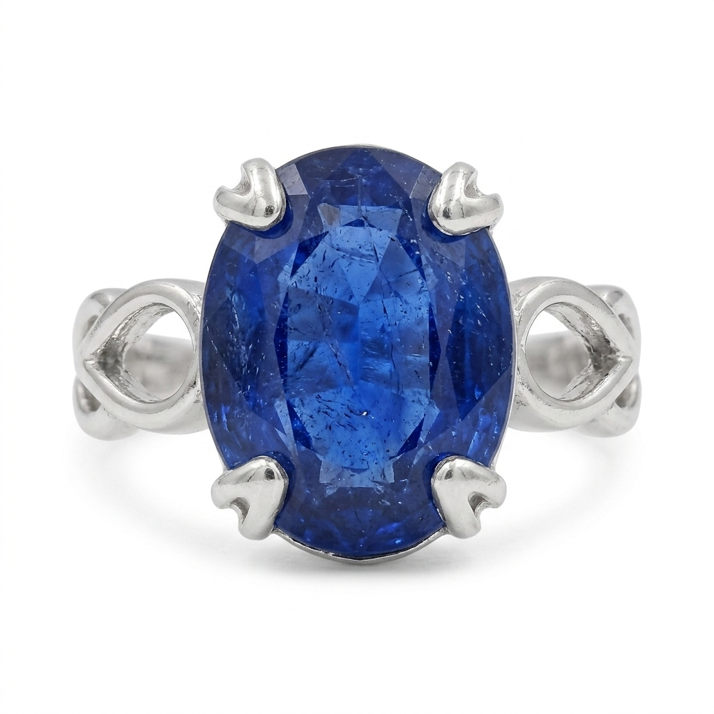 Blue Sapphire Women Ring - Infinity
