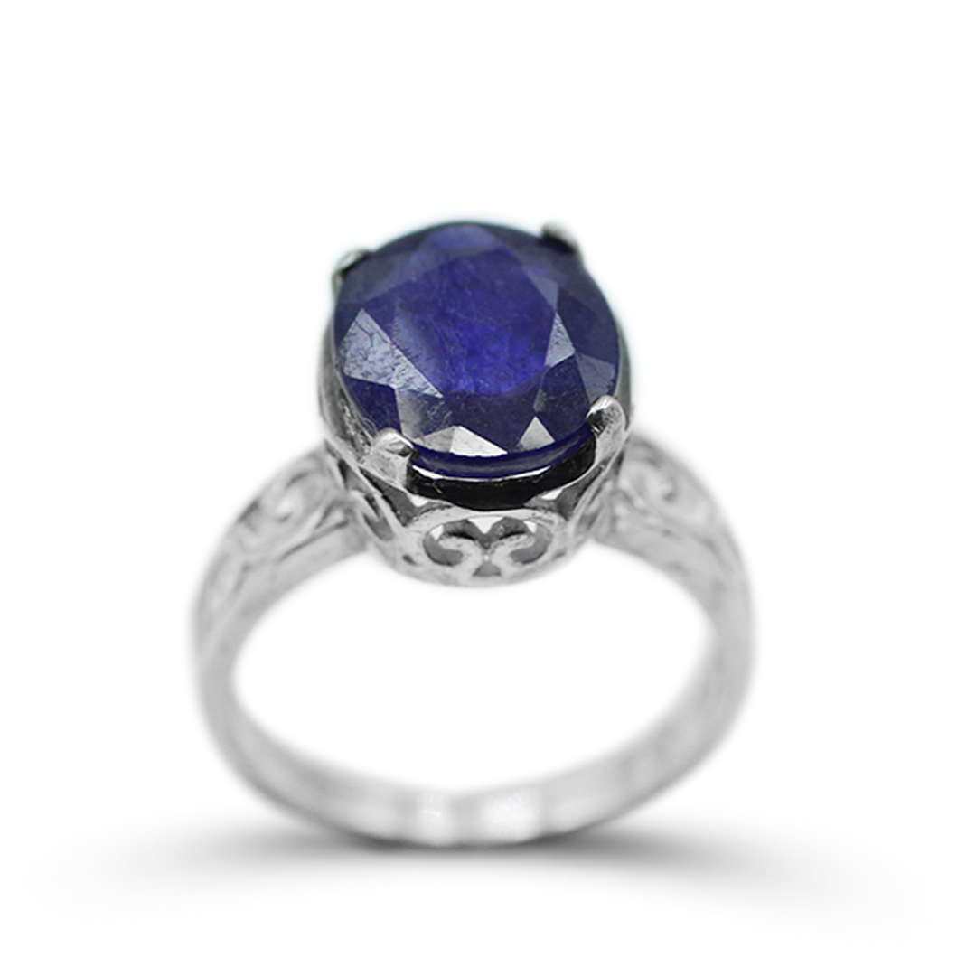 Blue Sapphire Women Ring – Opulent Ring Design