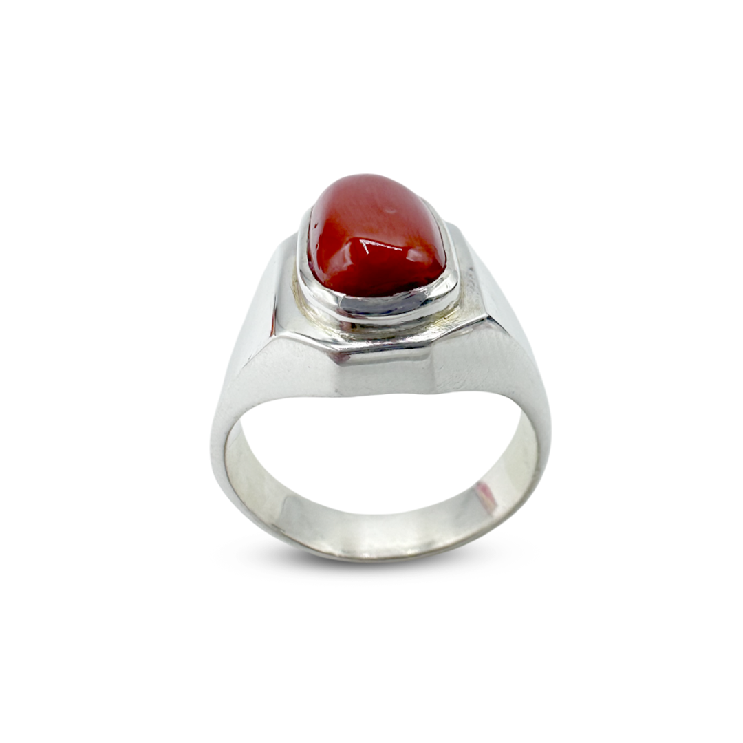Coral Men Ring - Gypsy Design