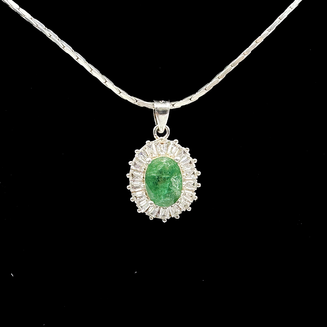 Emerald Pendant - Italian Glow