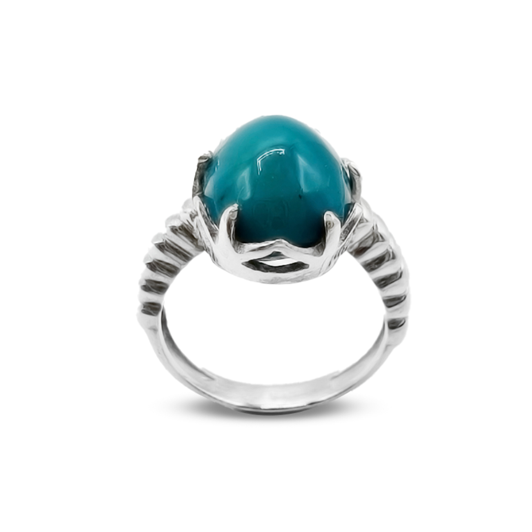 Feroza Women Ring - Rope Band Design