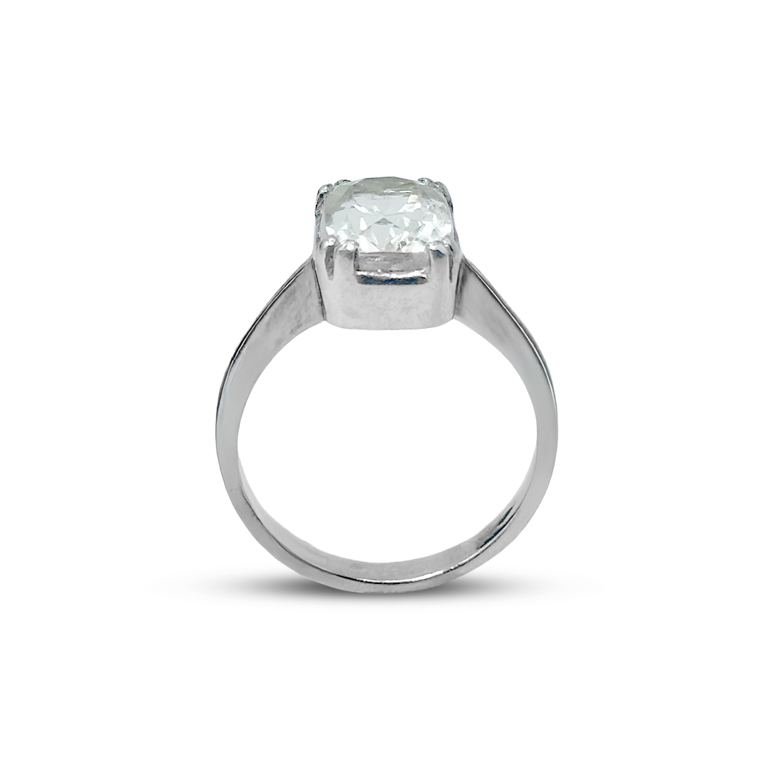 kunzite Women Ring - Prong Design