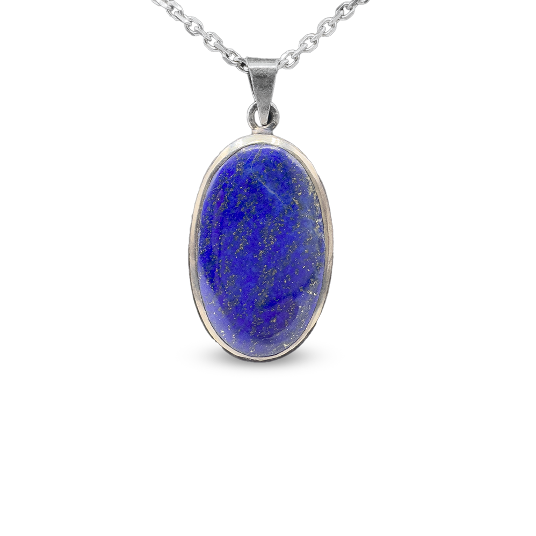 Lapis Pendant - Silver Mirage Design