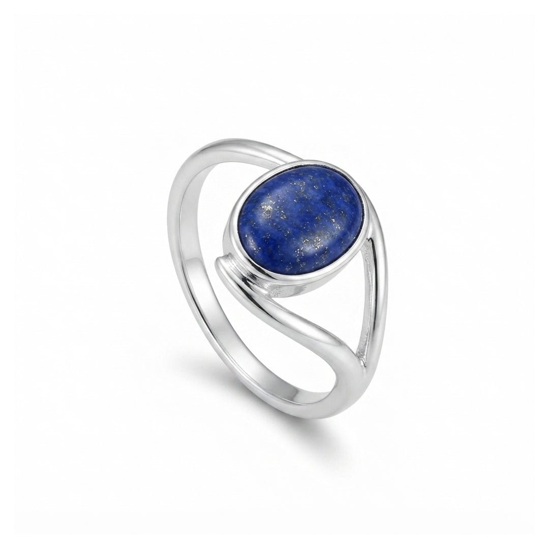 Lapis Women Ring - Contemporary Wrap
