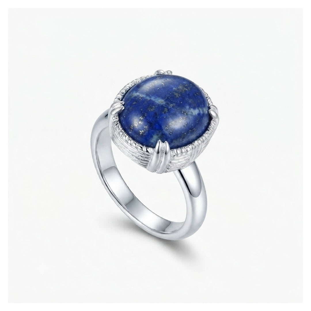 Lapis Women Ring - Smooth Band