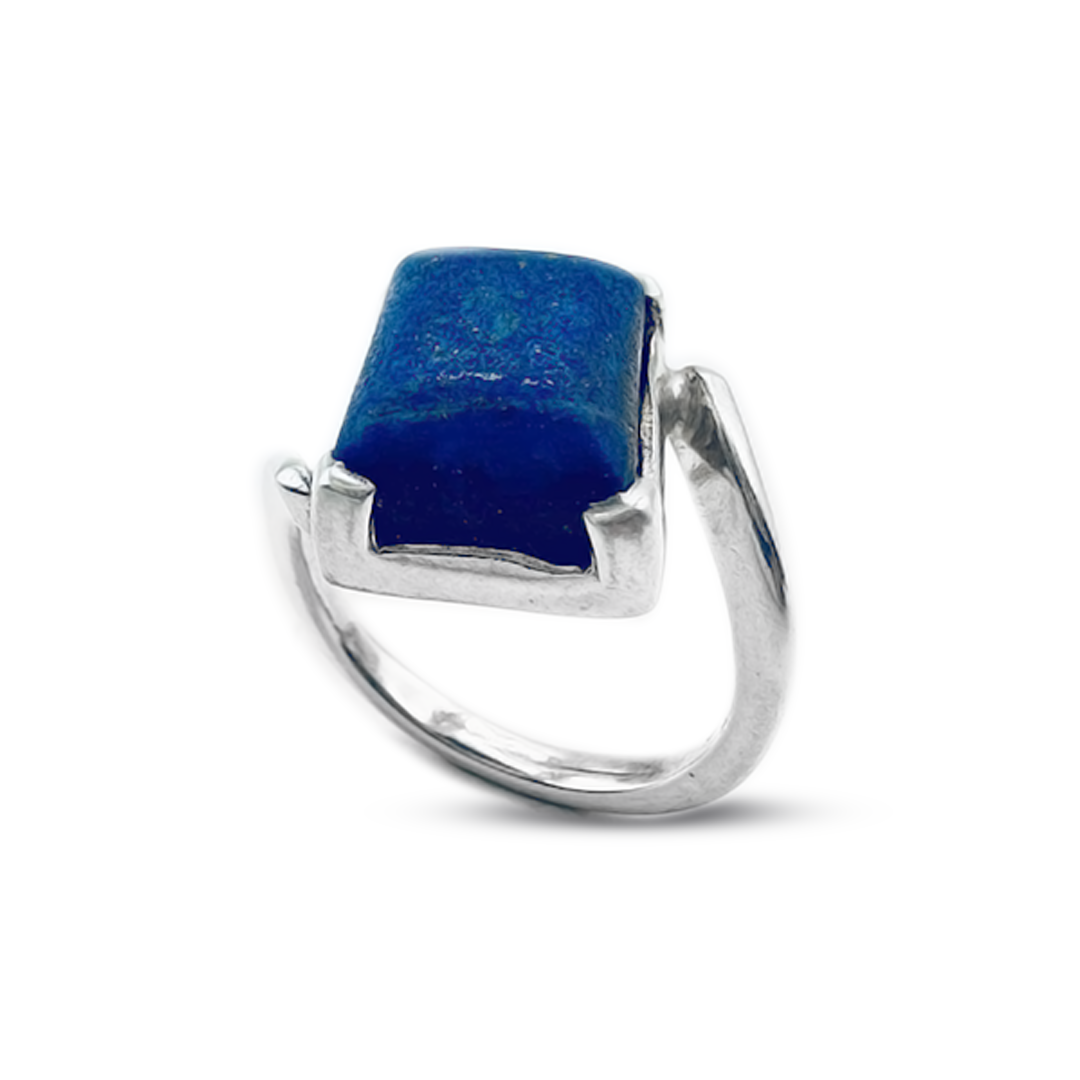 Lapis Women Ring – Bypass Ring Design