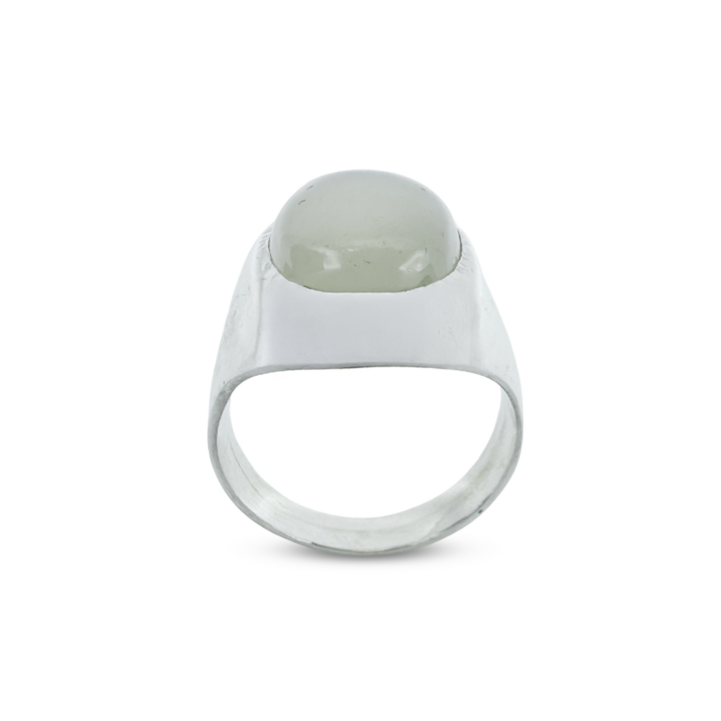 Moon Stone Men Ring - Plain Ring