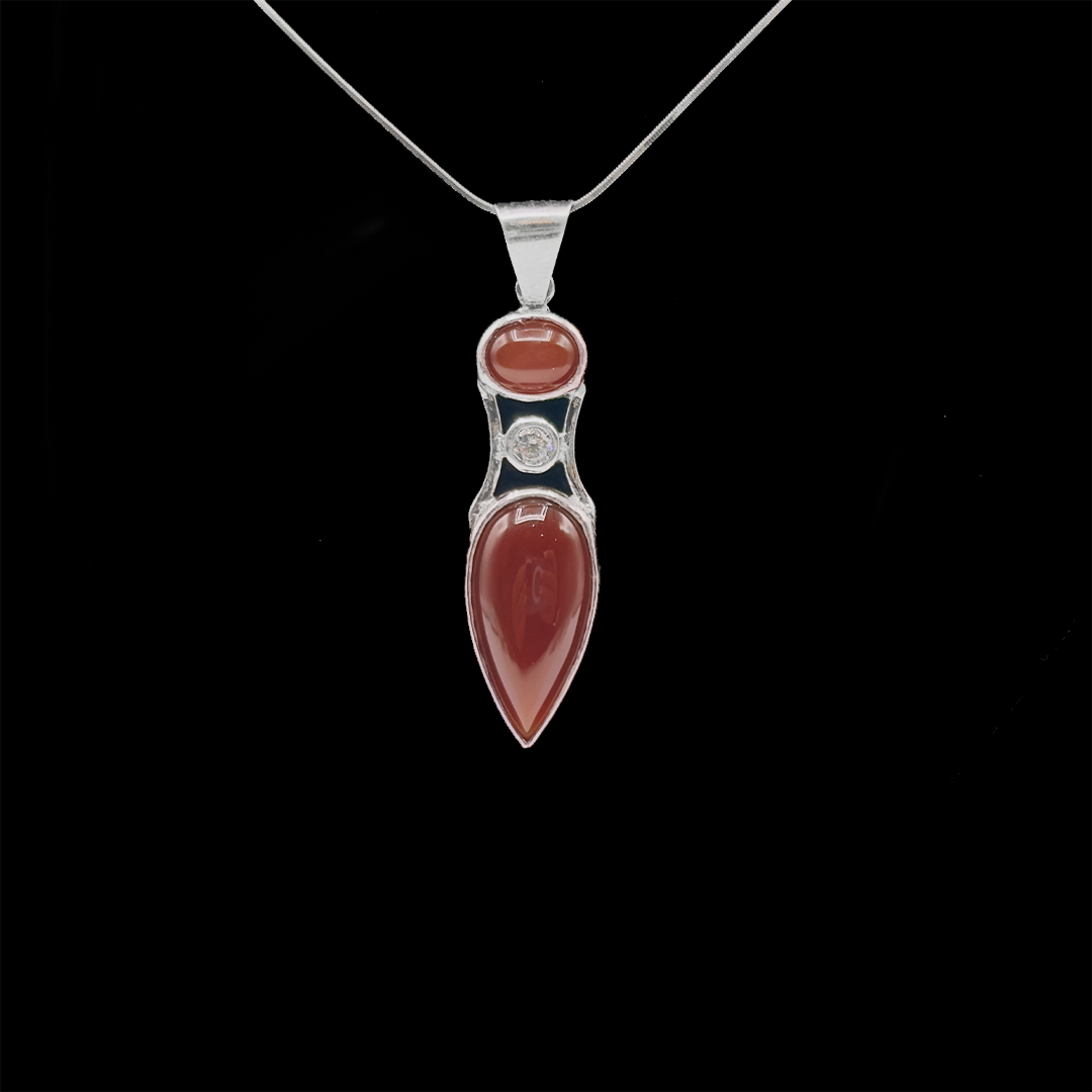 red-agate-pendant-vintage-drop-1