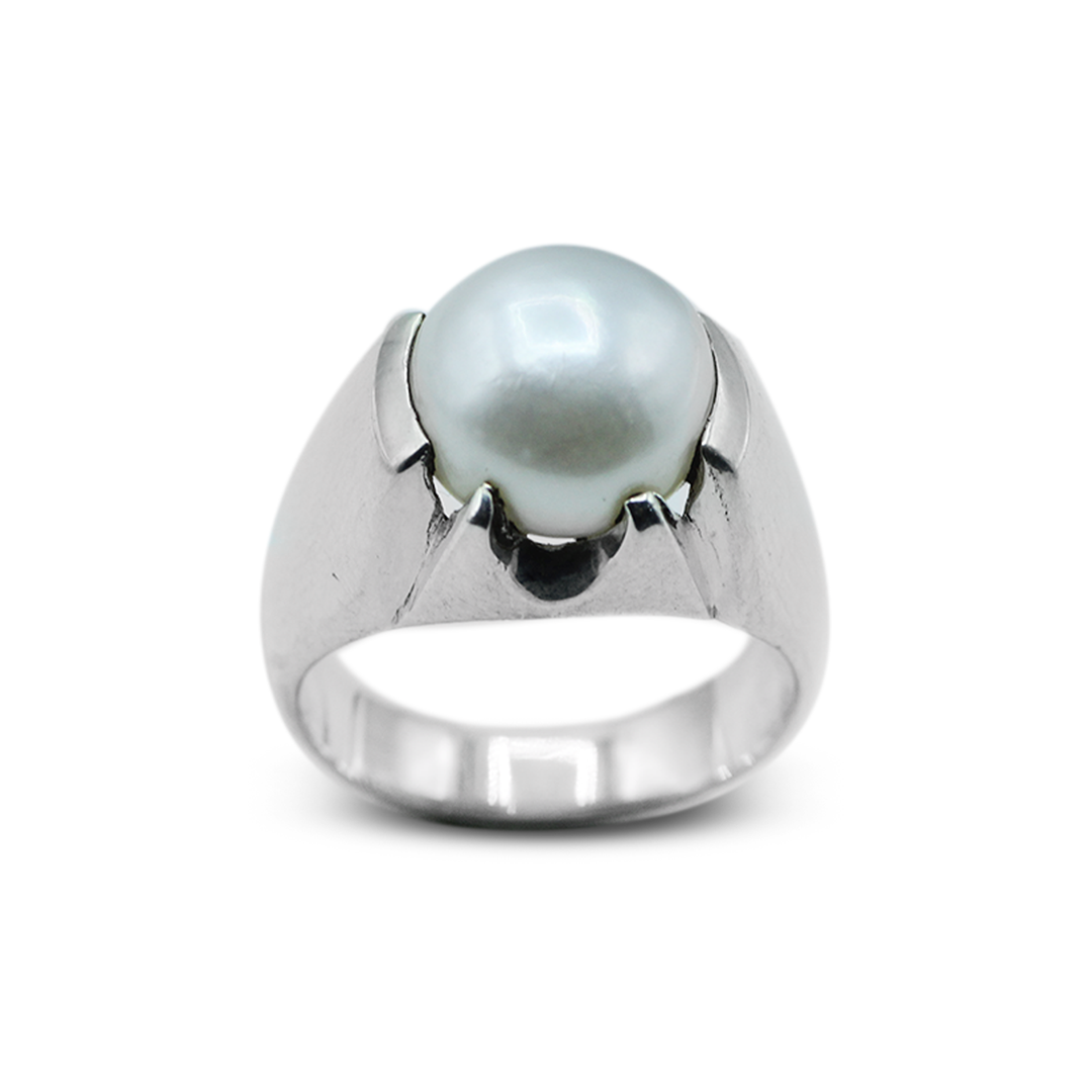 Pearl Men Ring – Dragan Curve