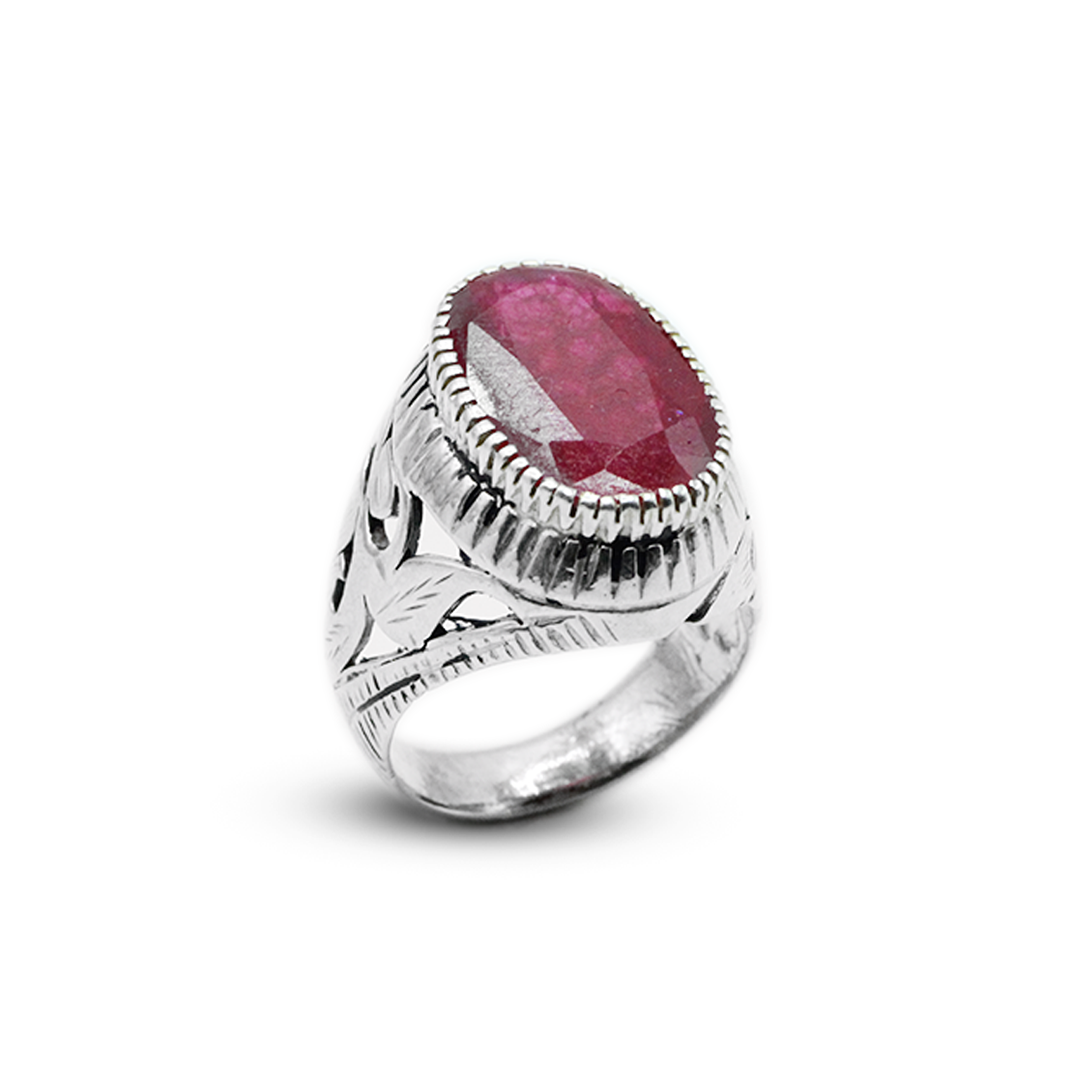 Irani Ruby Men Ring – Irani Tradmark design
