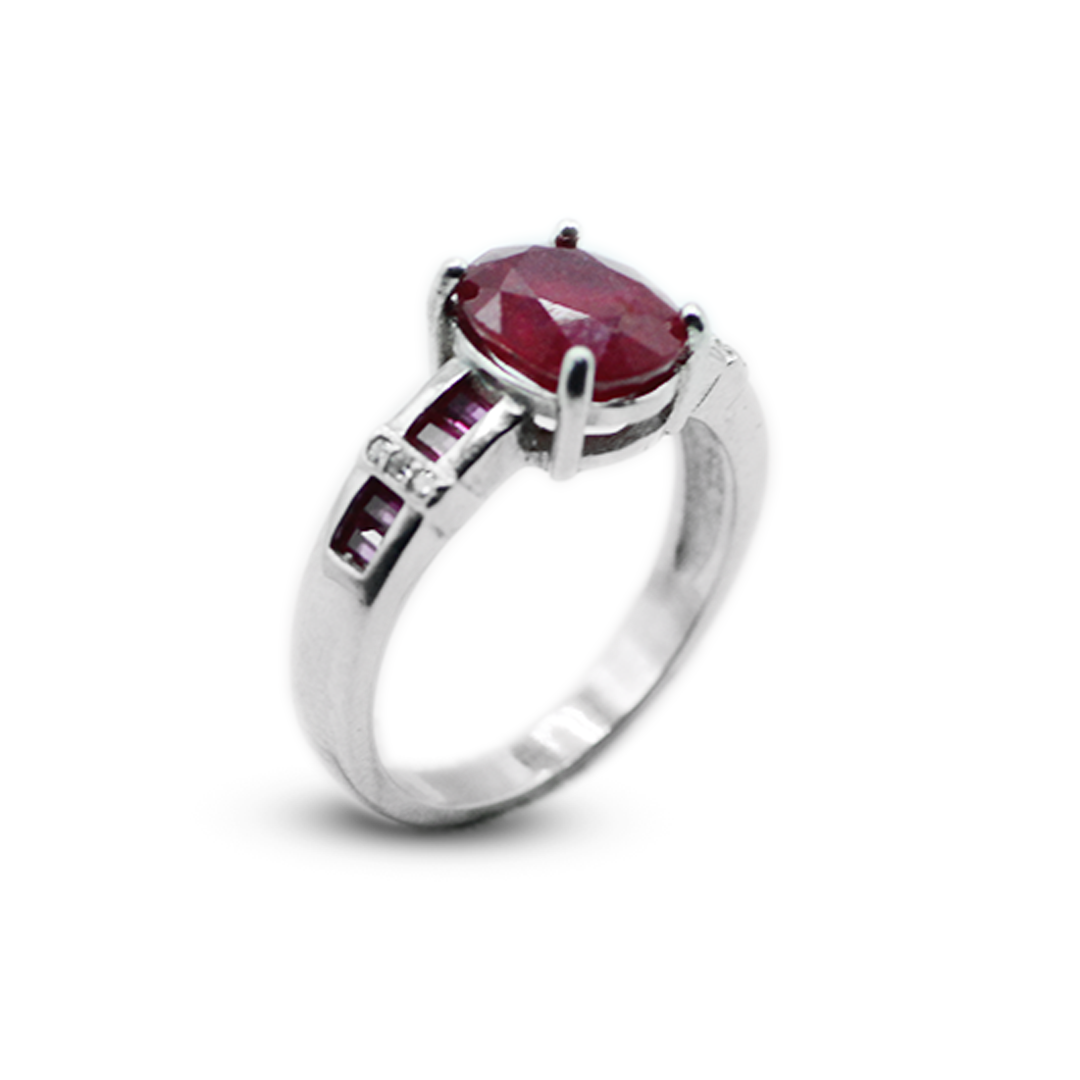 Ruby Women Ring – Pineapple band