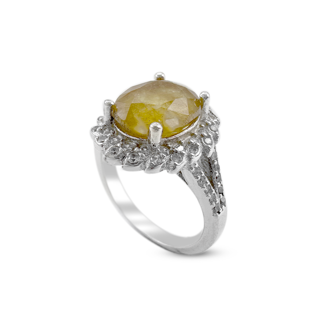 yellow-sapphire-women-ring-zircon-floral-design-3