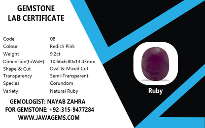 Lab Certified Ruby - 9.2 crt
