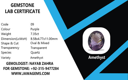 Lab Certified Amethyst - 7.35 crt