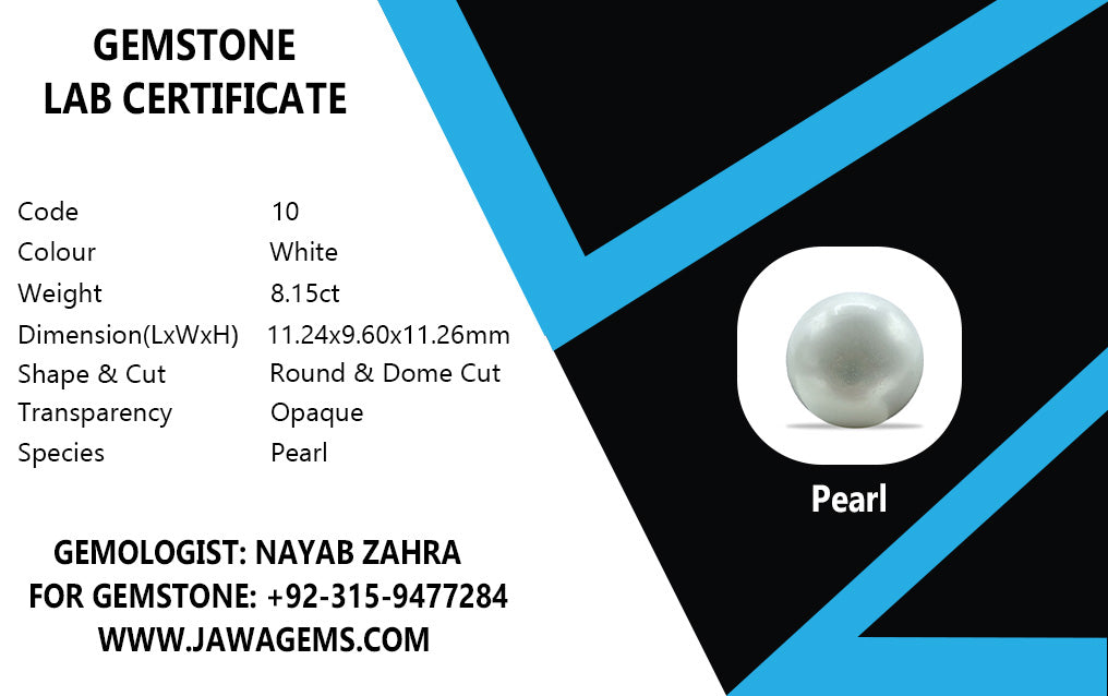 Lab Certified Pearl - 8.15 crt
