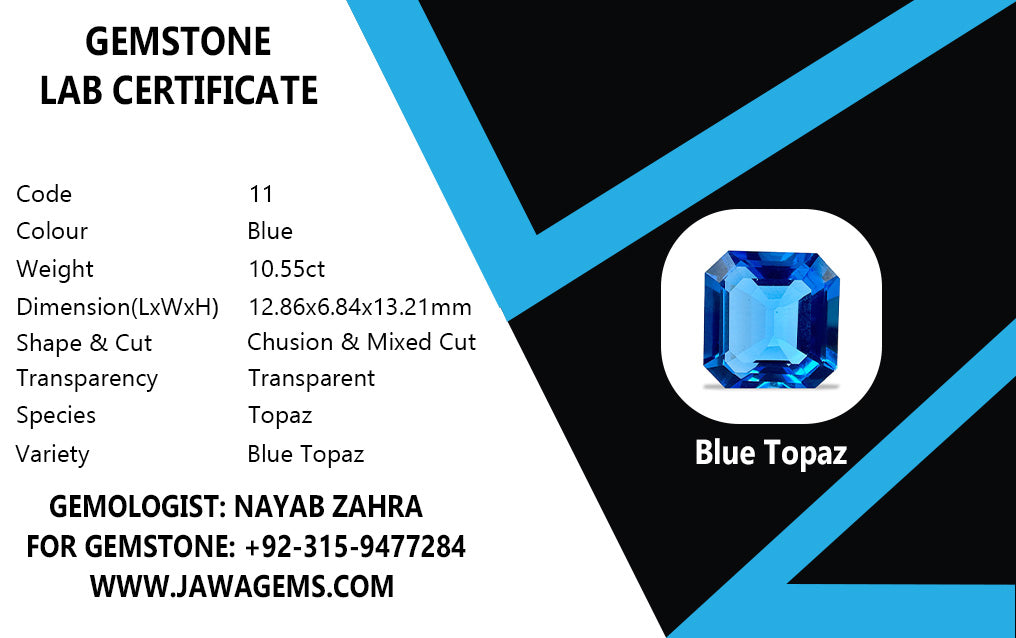 London Blue Topaz -10.55 crt