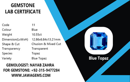 London Blue Topaz -10.55 crt