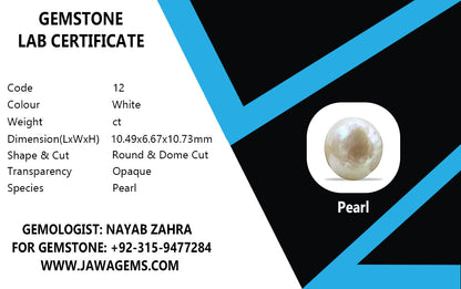 Lab Certified Pearl - 6.10 crt