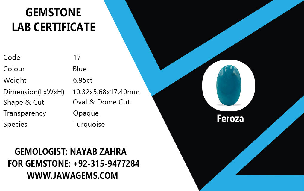 Lab Certified Feroza - 6.95 crt