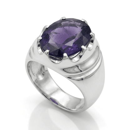 Amethyst Men Ring - Royal Signet