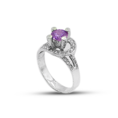 Amethyst Women Ring – Italian Design