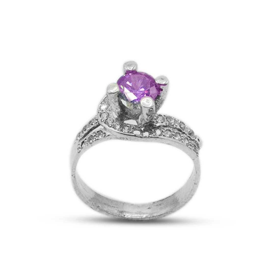 Amethyst Women Ring – Italian Design