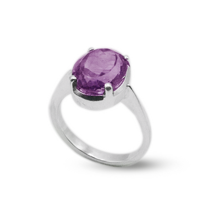 Amethyst Women Ring – Simple Design