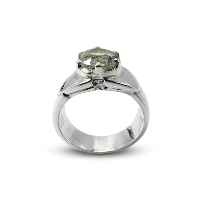 Aquamarine Men Ring - Collar Design