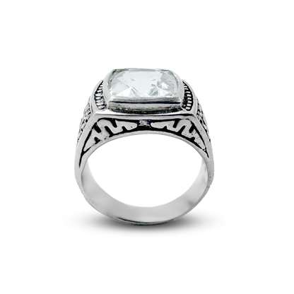 Aquamarine Men Ring - Persion Design