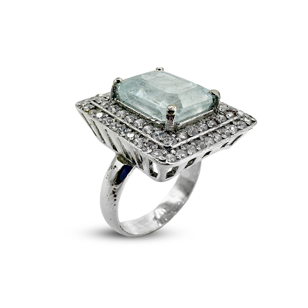 Aquamarine Women Ring -  Zicon Square Road