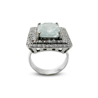 Aquamarine Women Ring -  Zicon Square Road