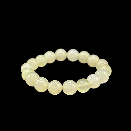 Milky Agate Bracelet - 8 mm