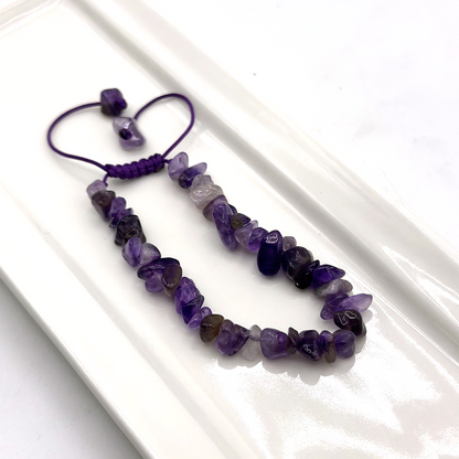 Amethyst Bracelet - 4 mm