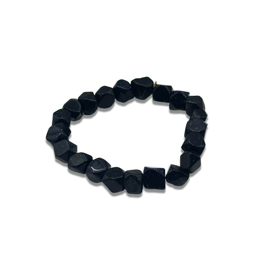 Blue Sand Stone Bracelet - 6 mm