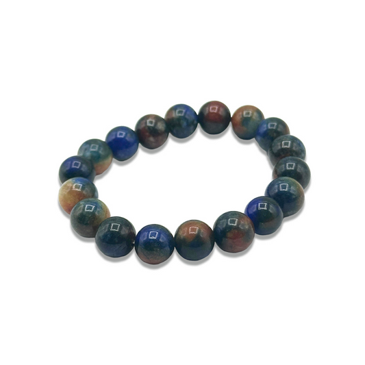 Moss Agate Bracelet - 8 mm