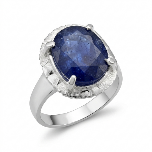 Blue Sapphire Women Ring - Vintage