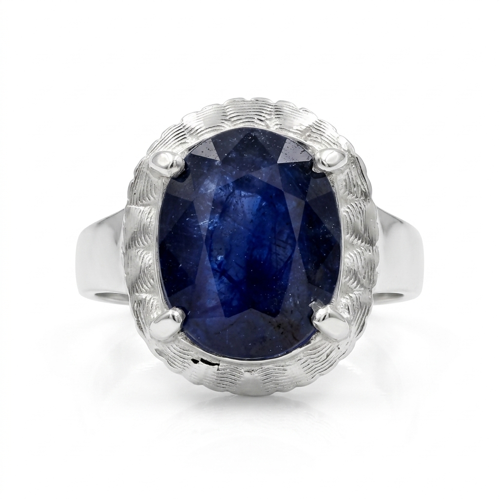 Blue Sapphire Women Ring - Vintage