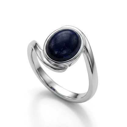 Blue Sapphire Women Ring - Mystic