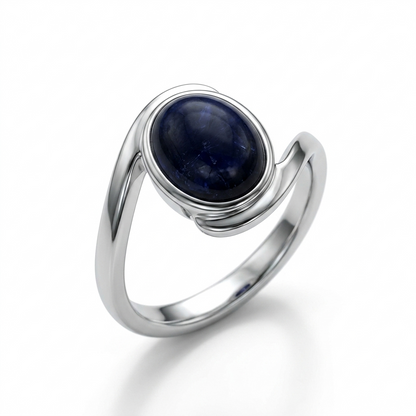 Blue Sapphire Women Ring - Mystic
