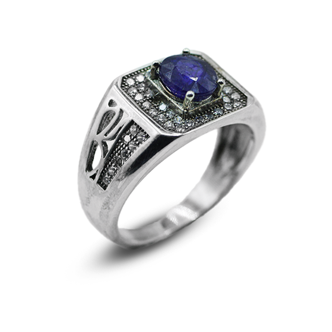 Shop Blue Sapphire Ring for Men in Pakistan - Jawa Gems