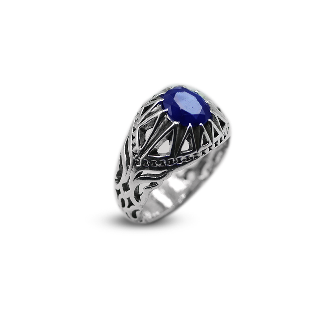 Shop Blue Sapphire Ring for Men in Pakistan - Jawa Gems