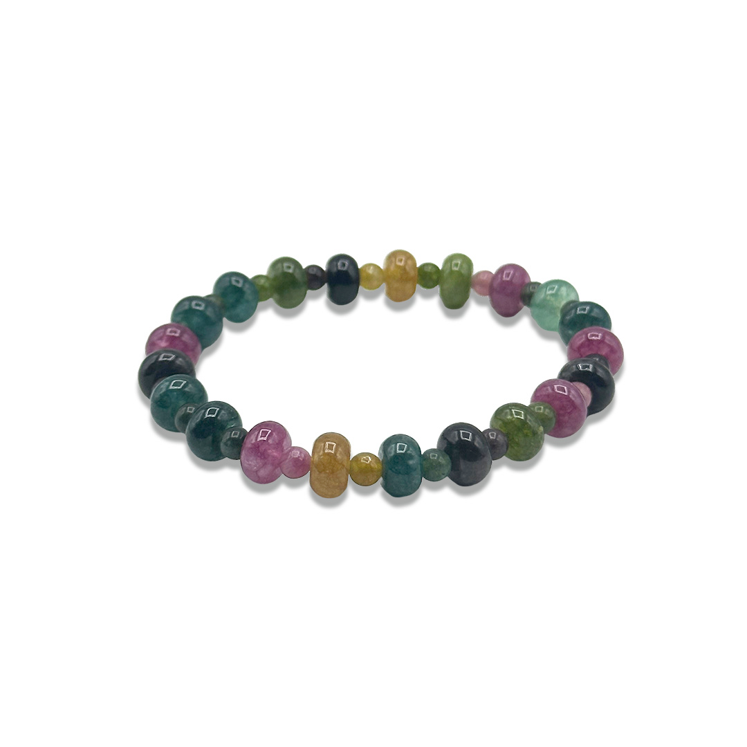 Tourmaline Rainbow Bracelet - 6 mm