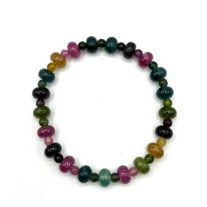 Tourmaline Rainbow Bracelet - 6 mm