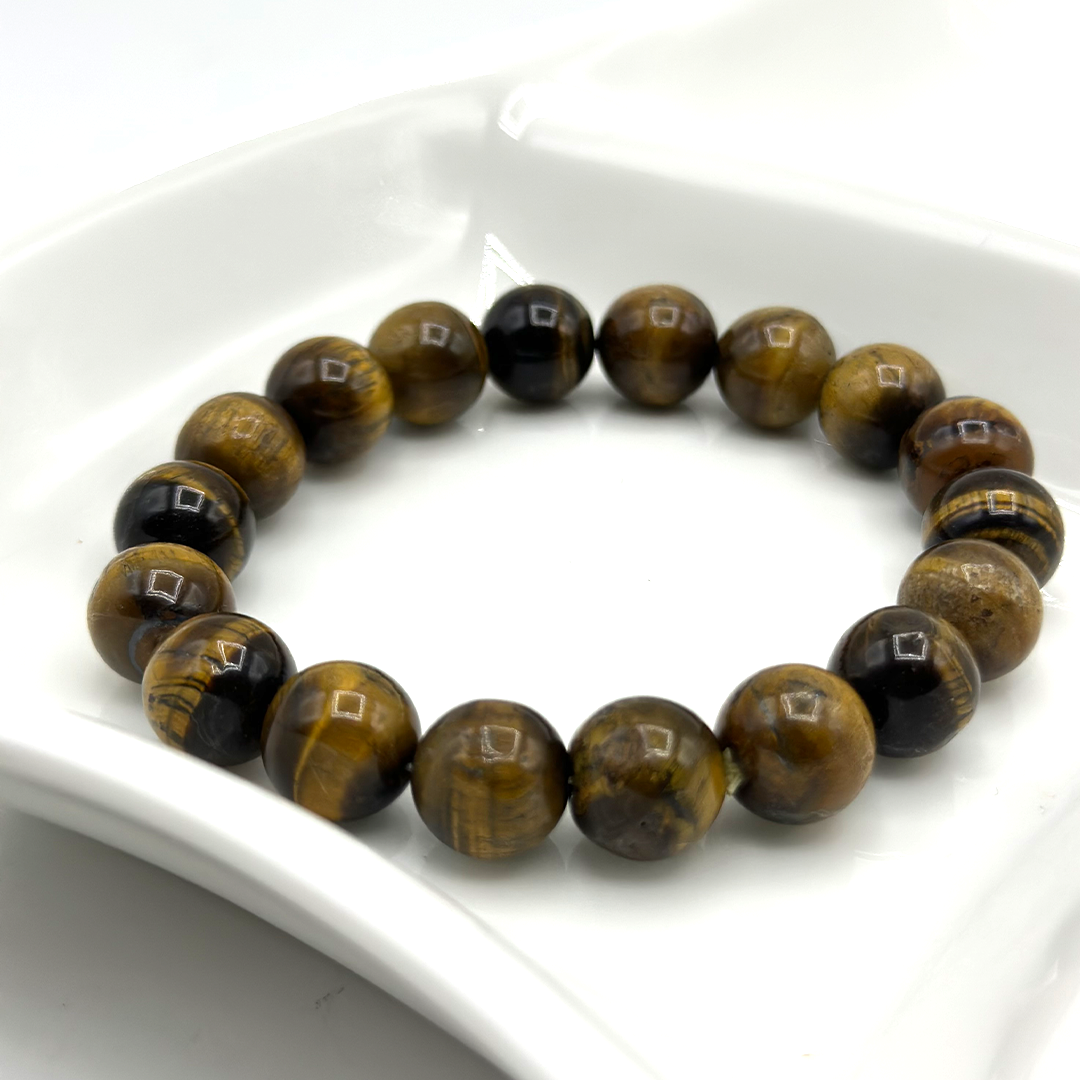 Tiger Eye Bracelet - 12 mm