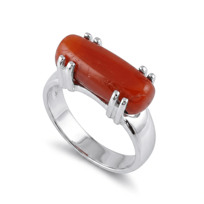 Coral Men Ring - Long Capsule