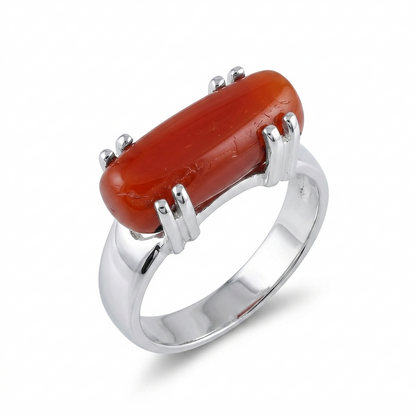 Coral Men Ring - Long Capsule